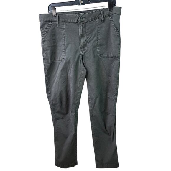 Lucky Brand The Cargo Pant Gray 5 Pocket 34 - Picture 1 of 4